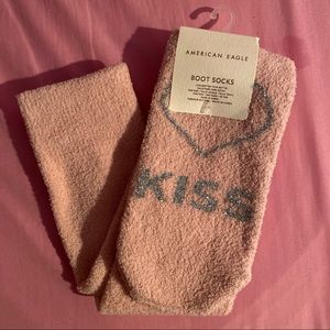 American Eagle Kiss Me Boot socks